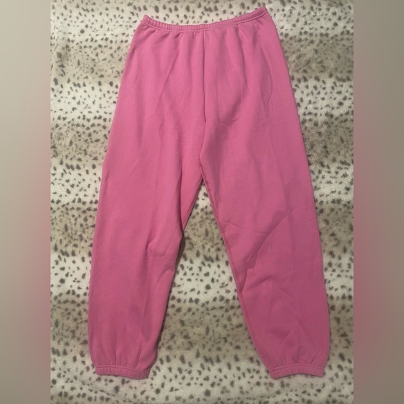 SKIMS bubblegum pink Cotton Fleece Jogger - Picture 2 of 3